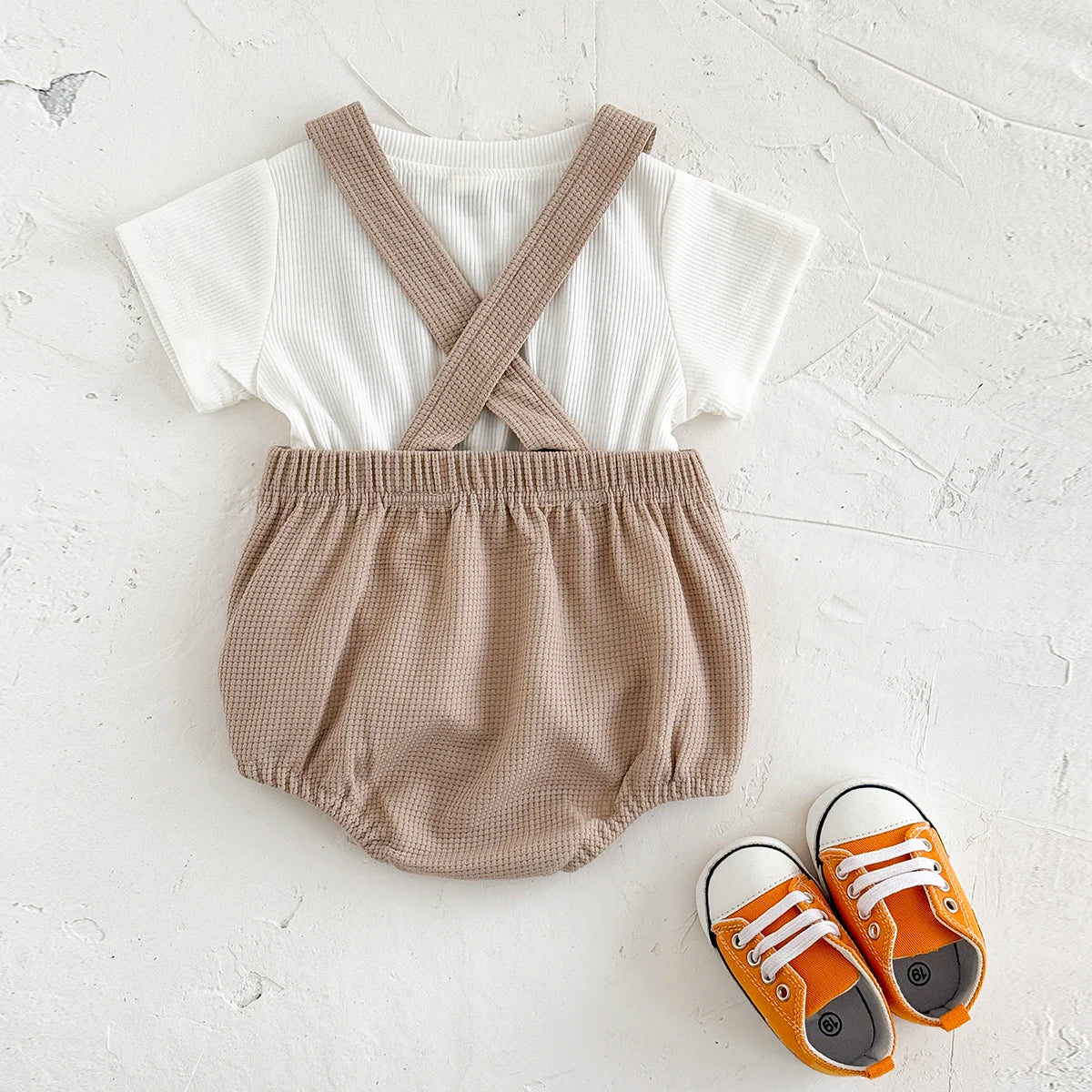2PCS Baby Summer Set – Romper & T-shirt