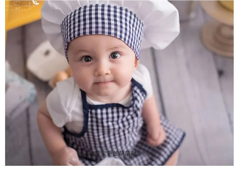 2pcs/set Chef Baby Cook Costume