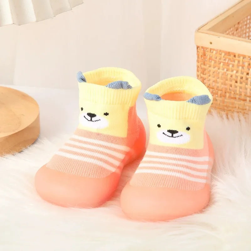 0-3Y Baby Walkers Soft Sole Socks Shoes