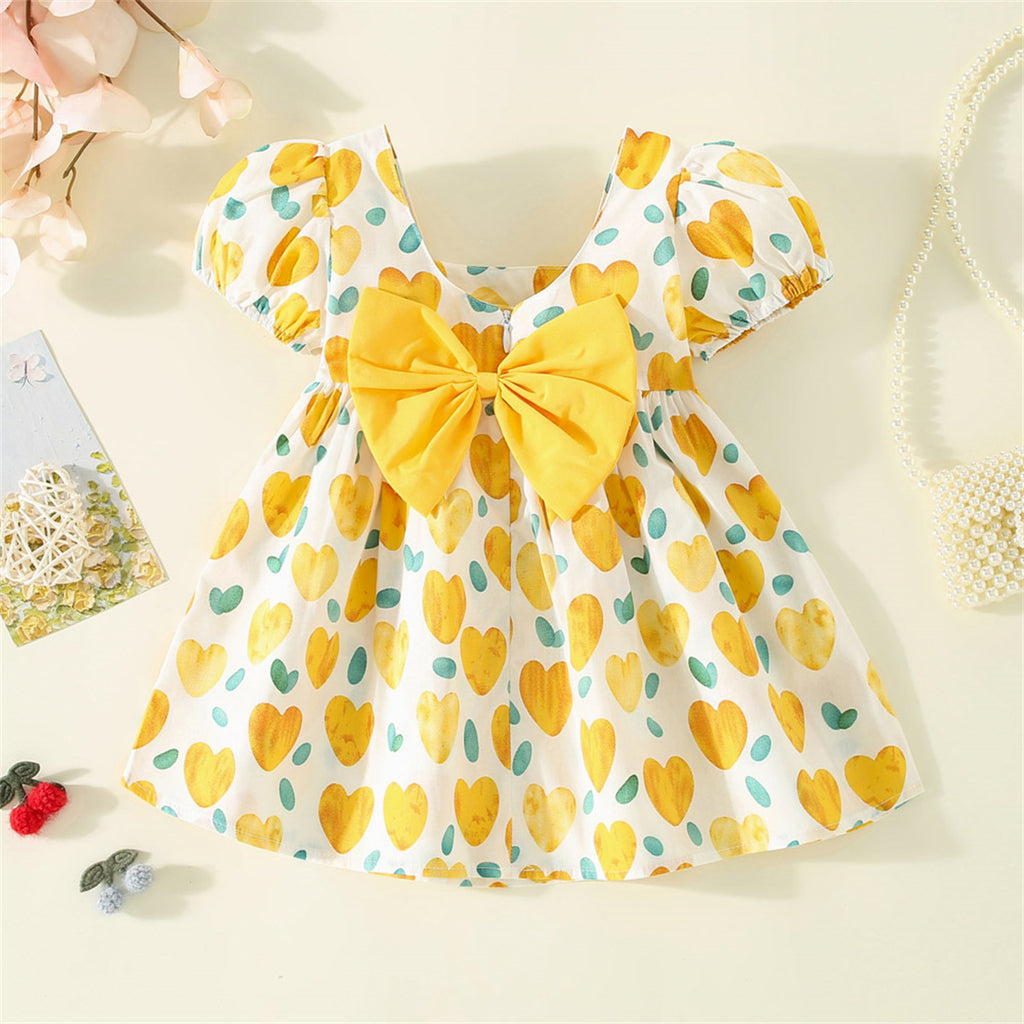 Baby Girl Summer Bow Dress (0-3Y)