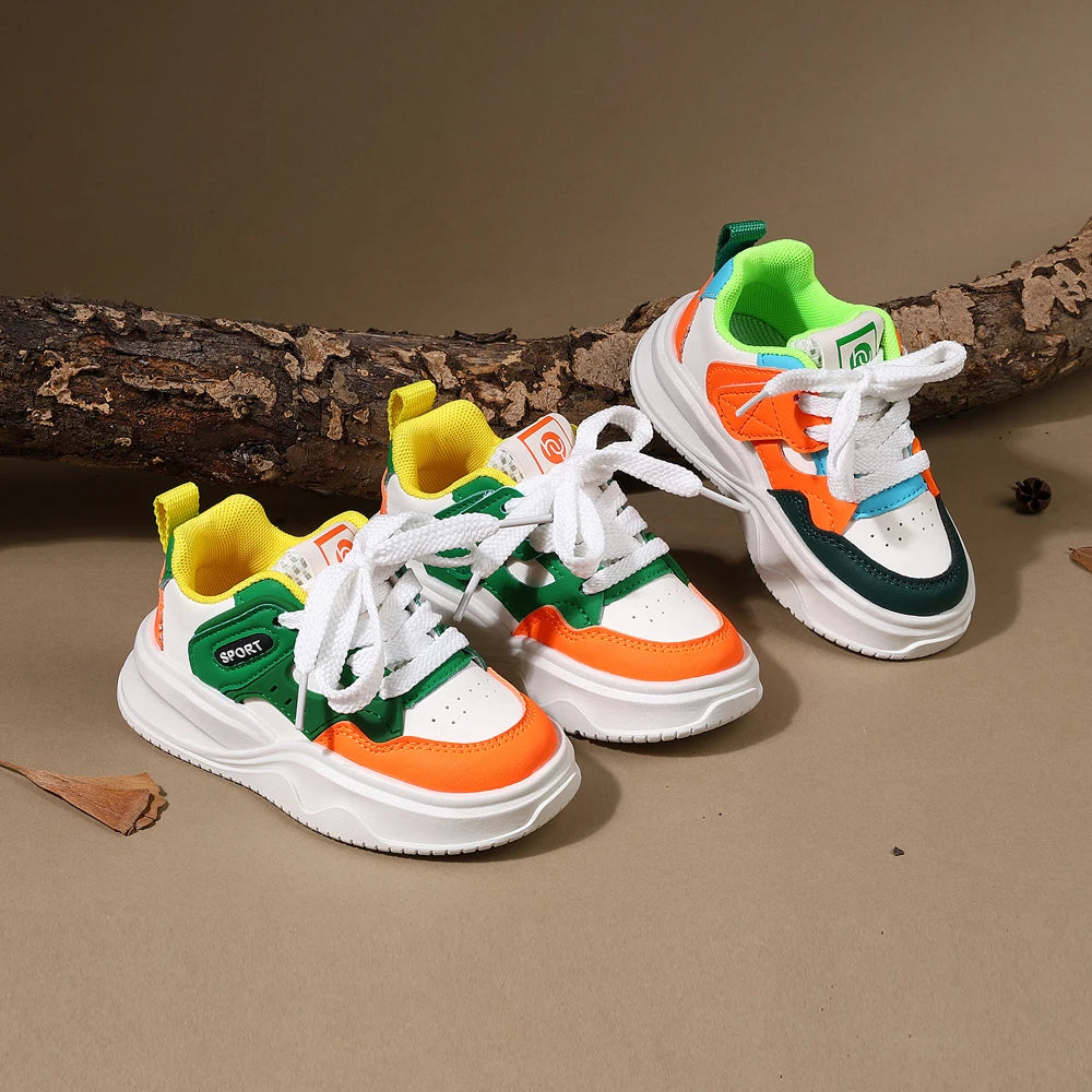 Kids’ Spring Sneakers – Soft Sole, Breathable Sports Shoes