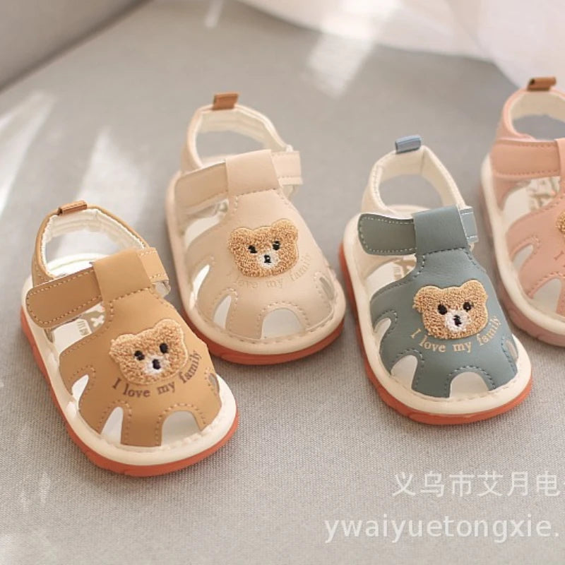 Baby Toddler Cartoon Sandals (0–2 Years)