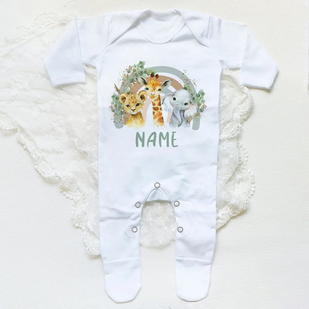 Custom Name Infant Sleepsuit