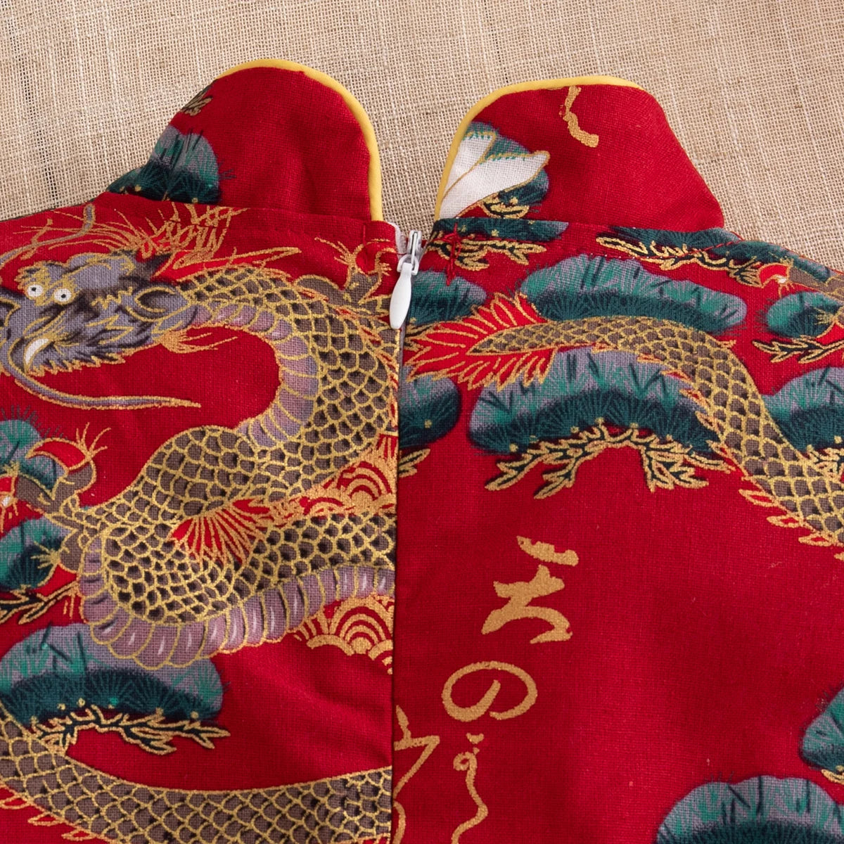 Baby Girl Red Qipao Dress (0–2Y)