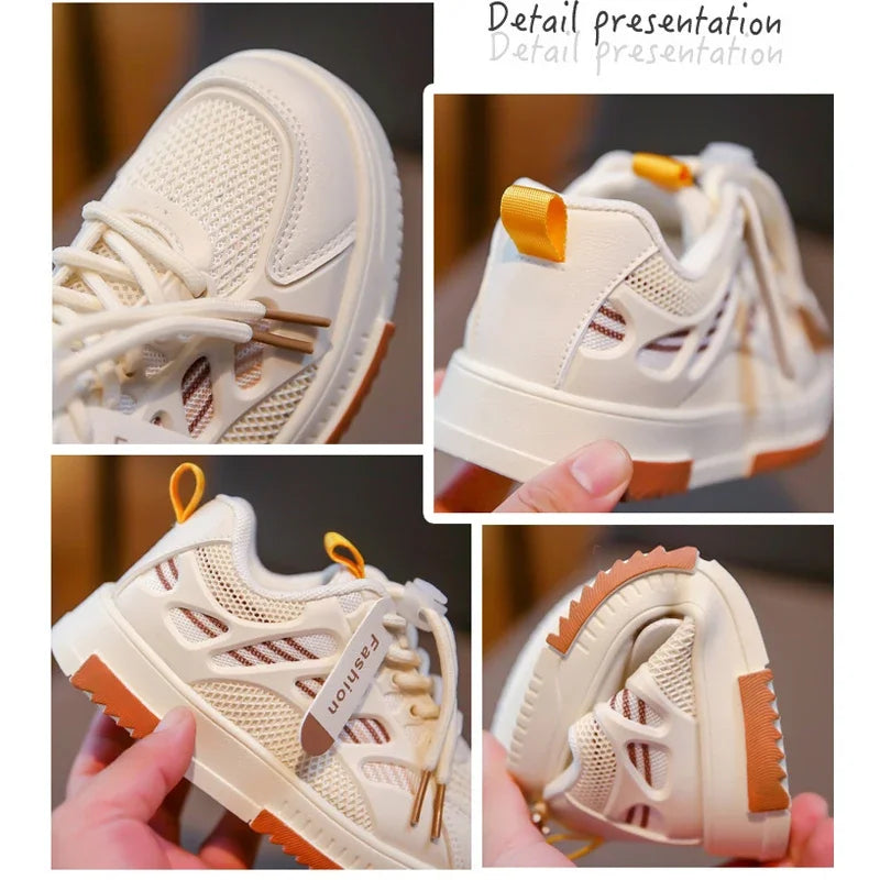 Kids’ Breathable Sneakers – Non-Slip Casual Sport Shoes