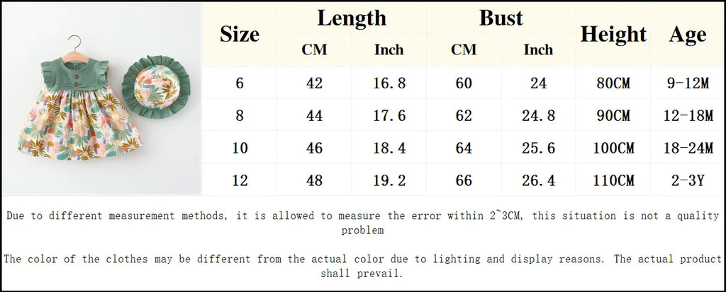 Baby Girl Summer 2-Piece Beach Set