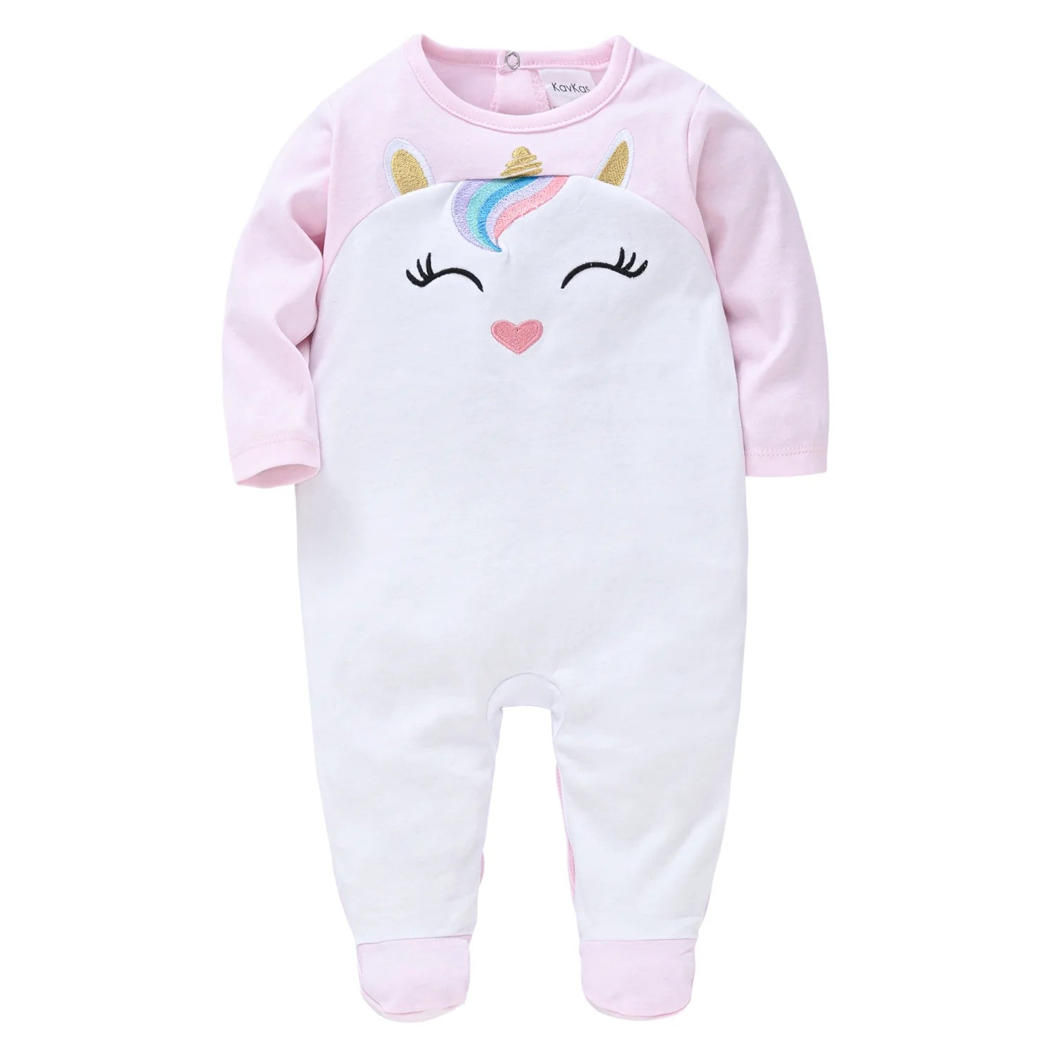 Infant Girl Long Sleeve Jumpsuit, 0–12 Months