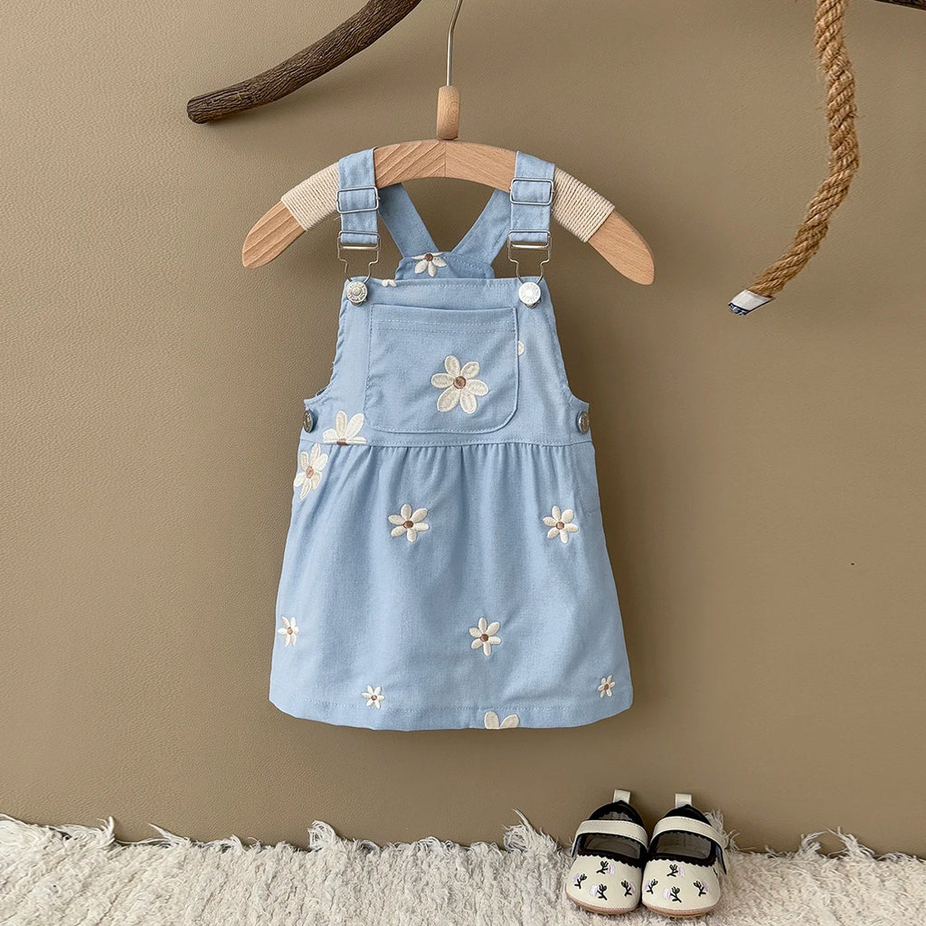 Dress Toddler Baby 0-3 Y  Loose Clothes with Pockets