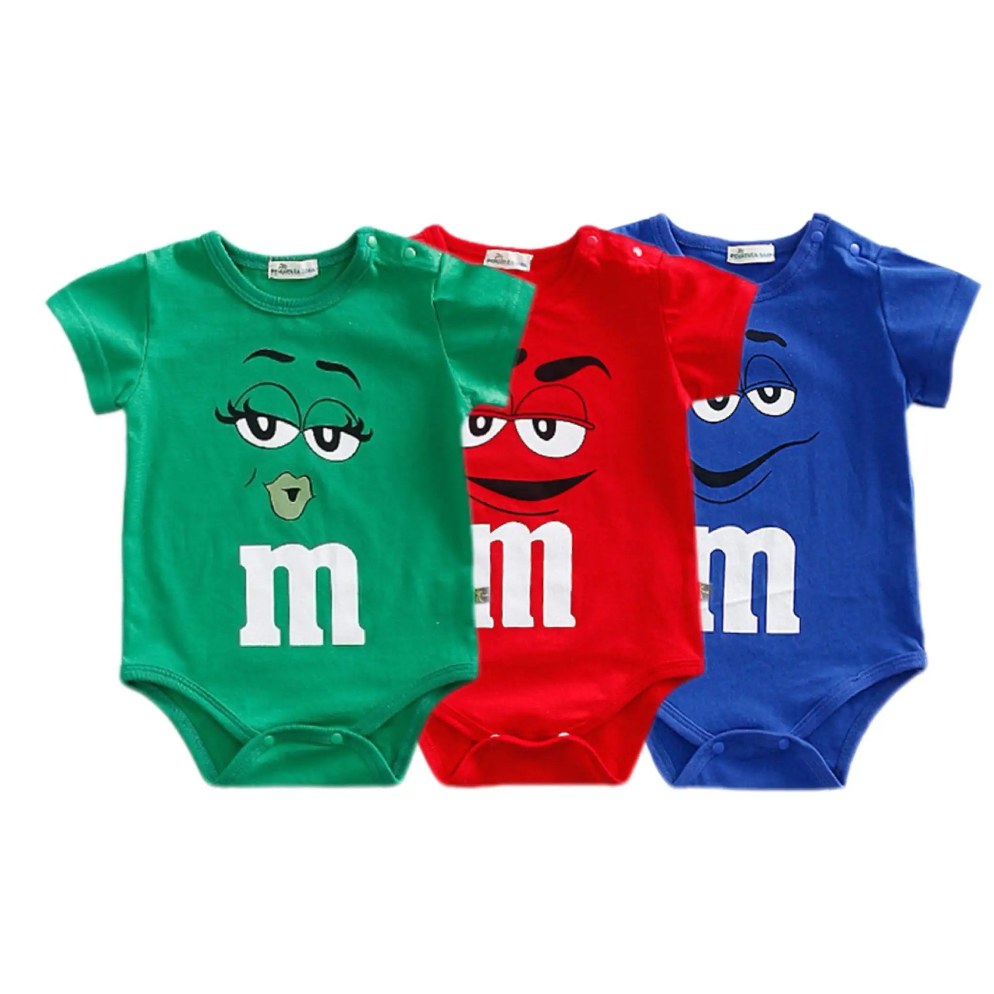 Baby Infant 3PCS Outfit – Bodysuit & Pants (0–2Y)