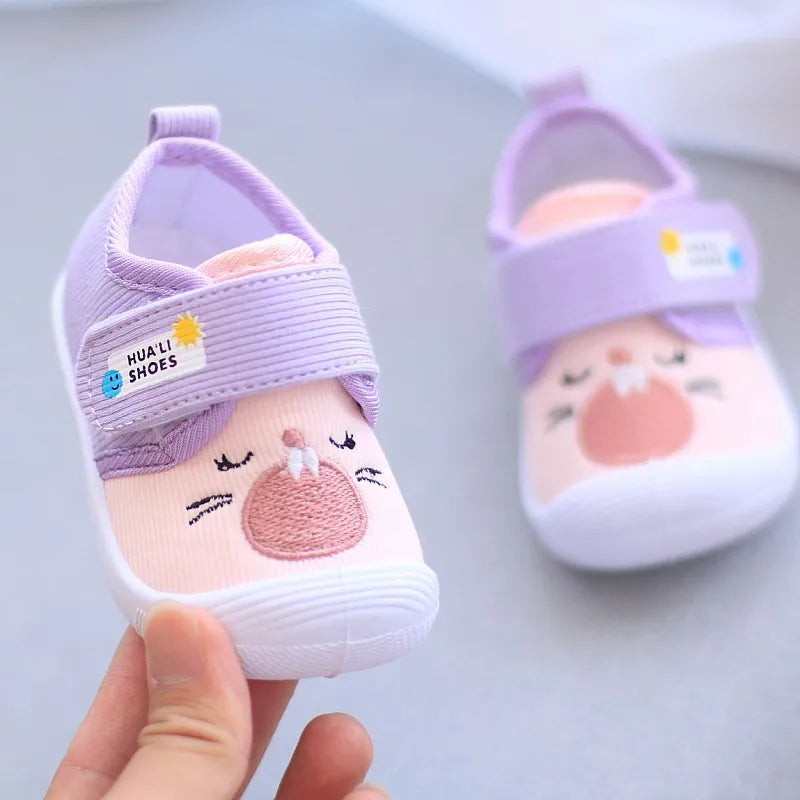 Infant Cartoon Soft-Sole Sneakers – Non-Slip Toddler Casual Shoes