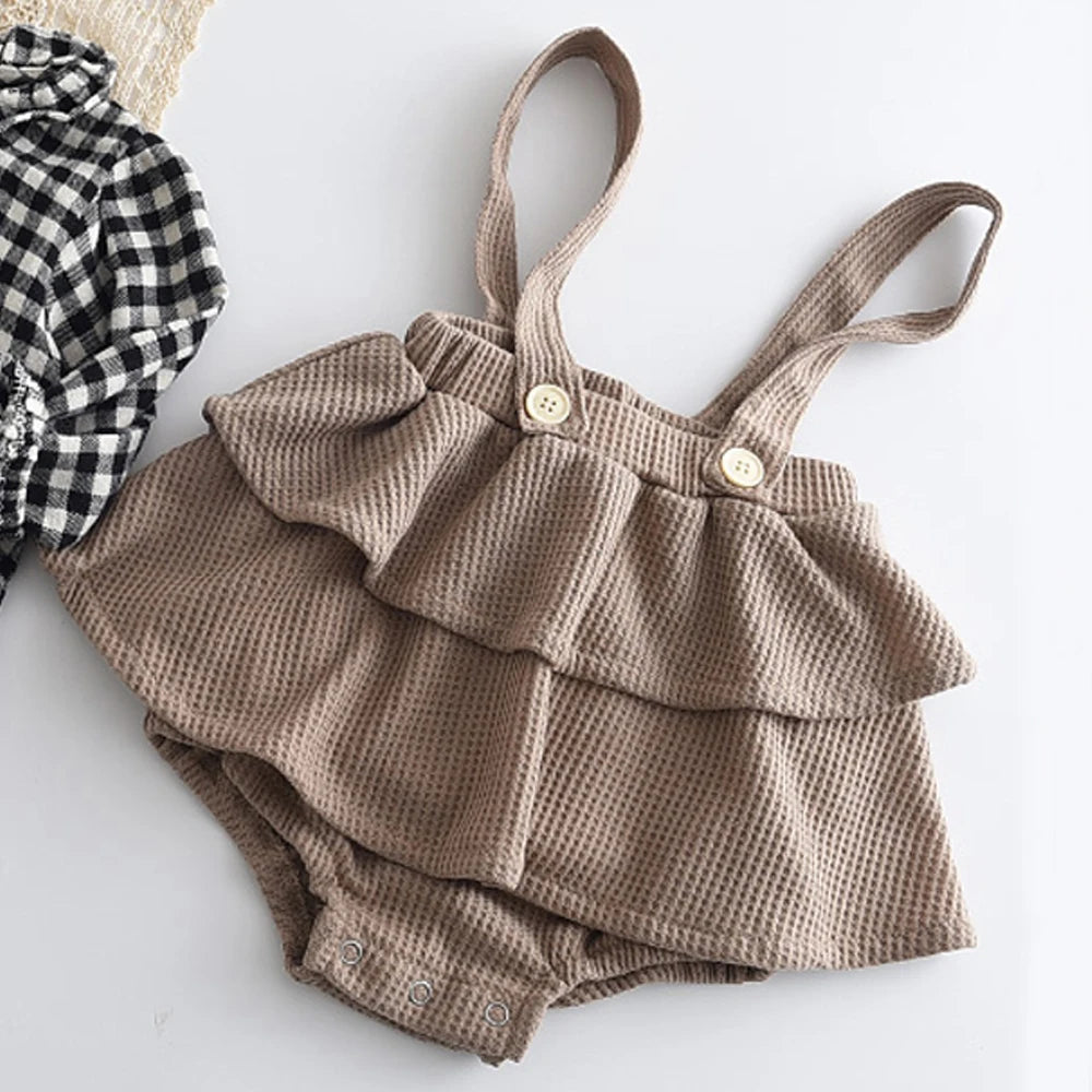 Newborn Baby Ruffles Bloomers Spring Autumn