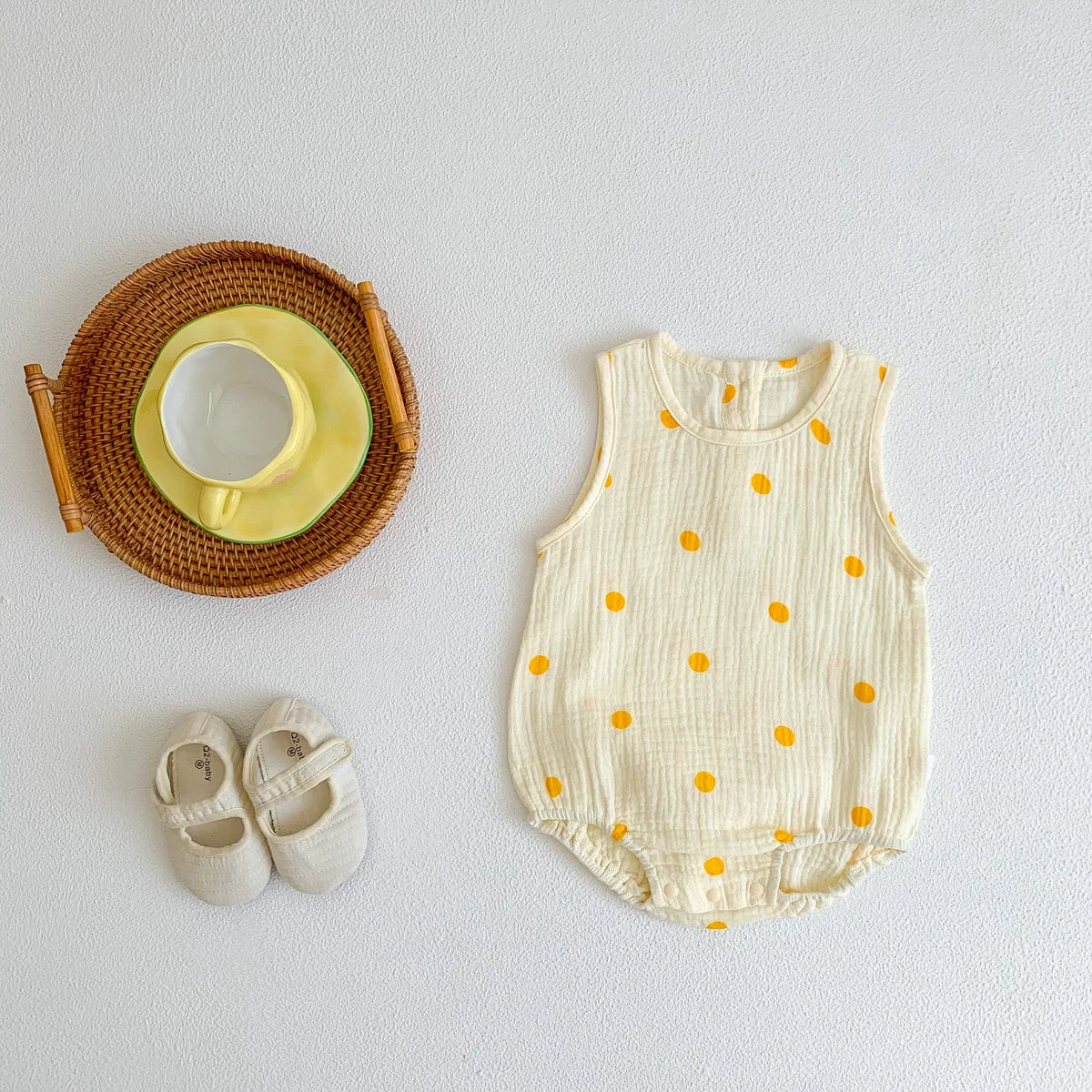 Cute Baby Summer Bodysuit – Cotton Outfit (0–18M)
