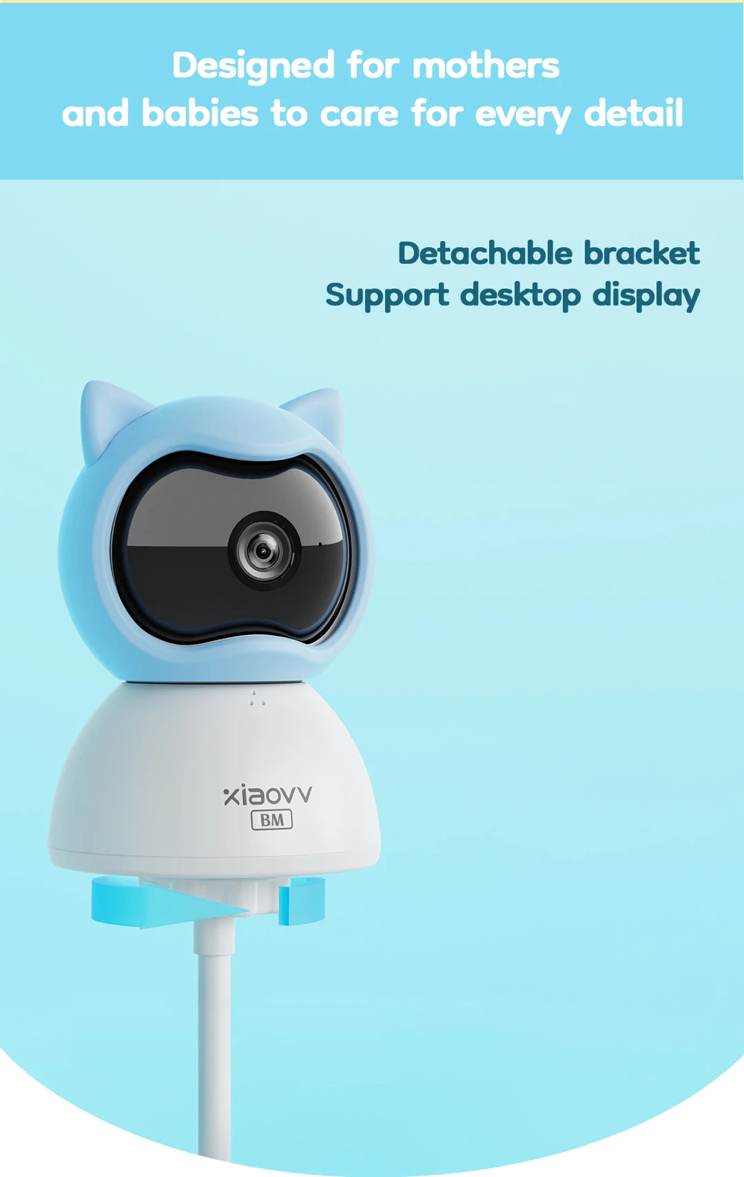 WiFi Baby Monitor – 4MP, 2-Way Talk & 360° View