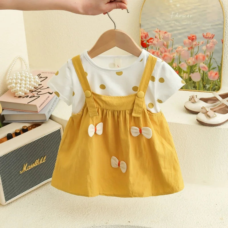 Baby Girl Summer Polka Dot Dress