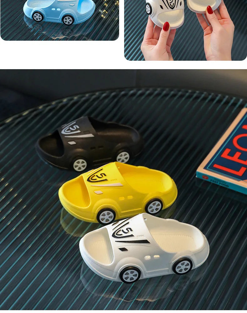 Kids LED Cartoon Slippers – Soft Anti-Slip Summer Shoes