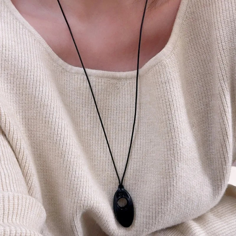 Enamel Water Drop Necklace