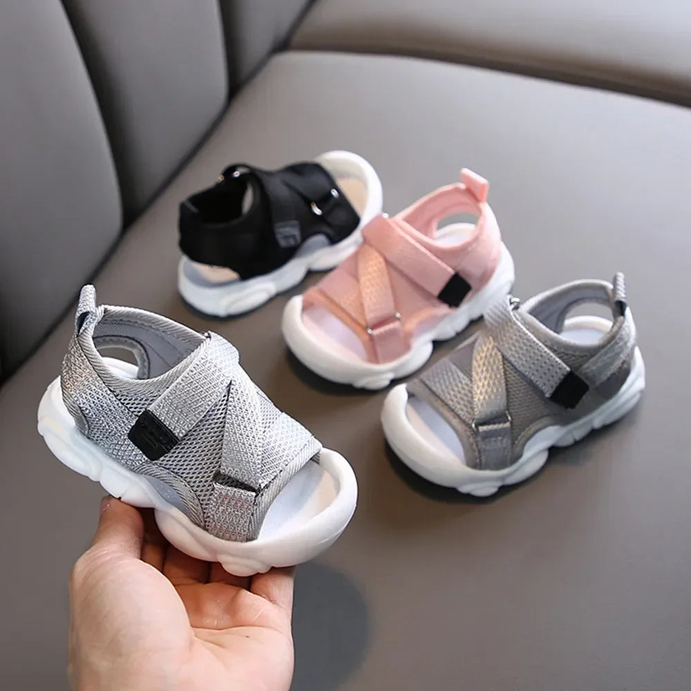 Kids 2025 Summer Sandals – Breathable First Walker Shoes