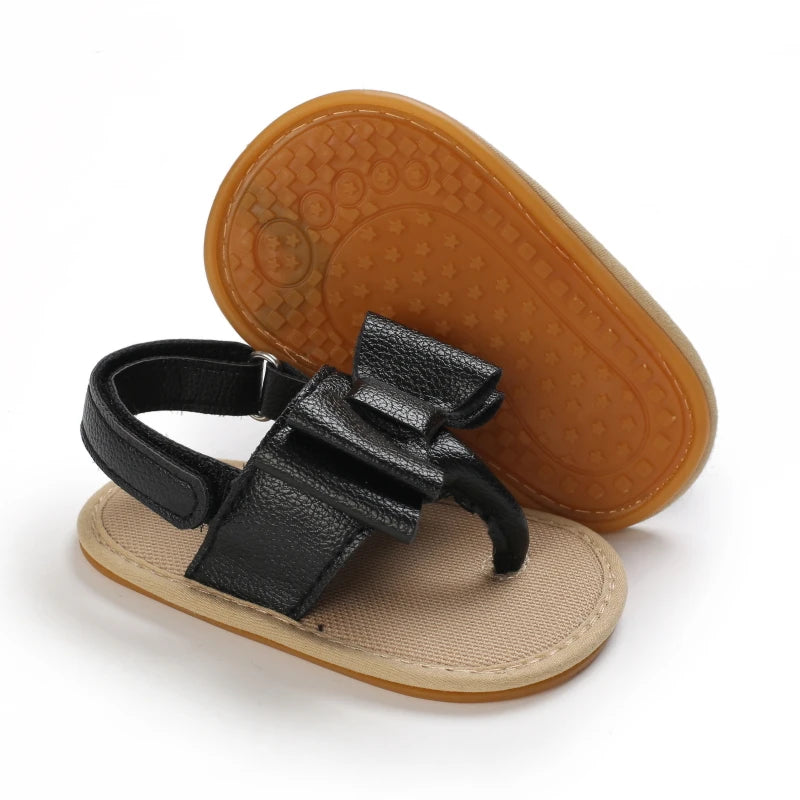 Baby Summer Sandals (0–18M) – Soft Rubber Non-Slip First Walkers