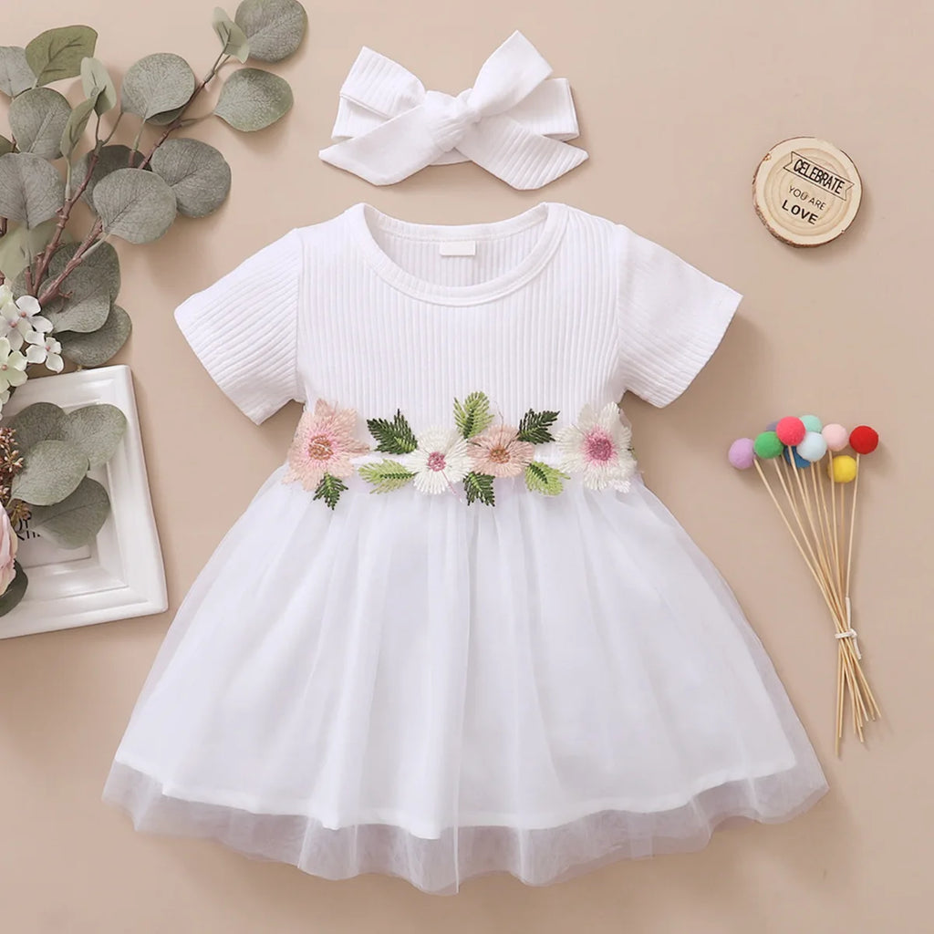 Newborn Baby Girl Princess Dress