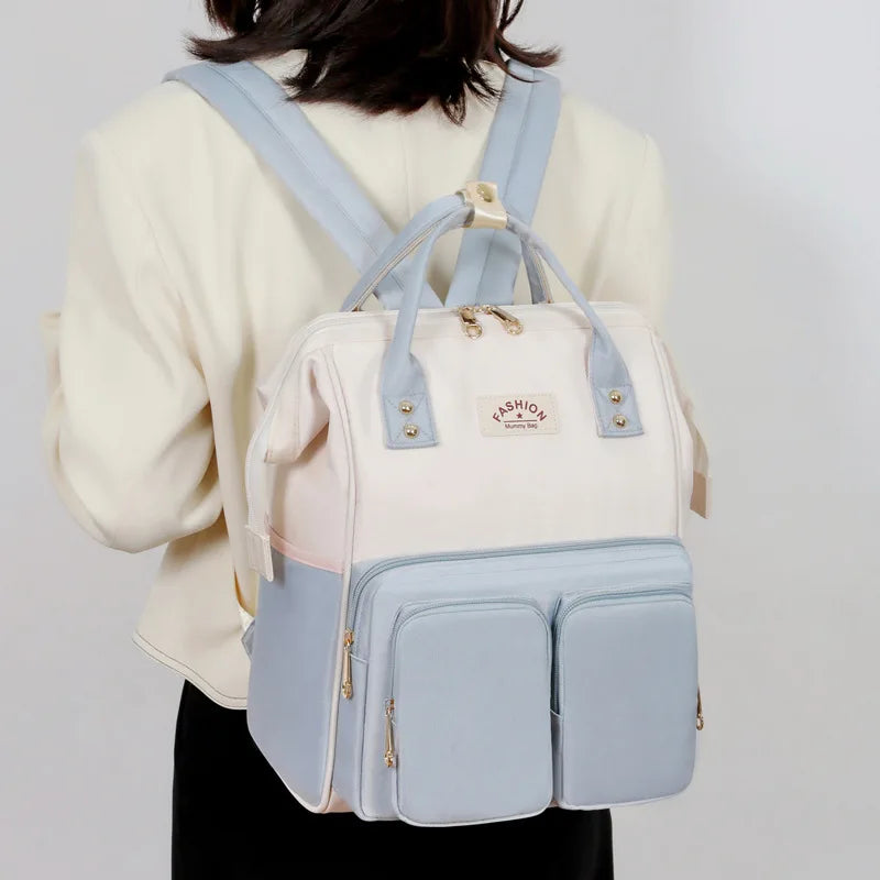 Nappy Backpack Bag – Large Capacity Waterproof Diaper Bag for Baby Care & Travel