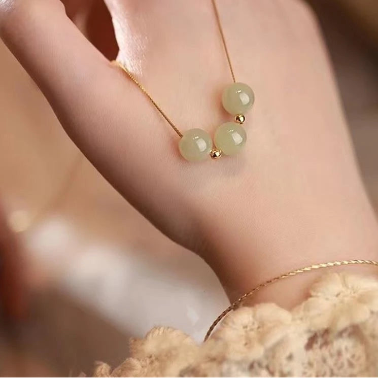 Natural Hotan Jasper Lucky beads
