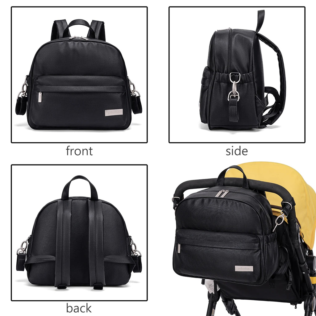 Soboba Stylish Waterproof Diaper Bag – Large Capacity Multi-Functional Backpack with 2 Straps