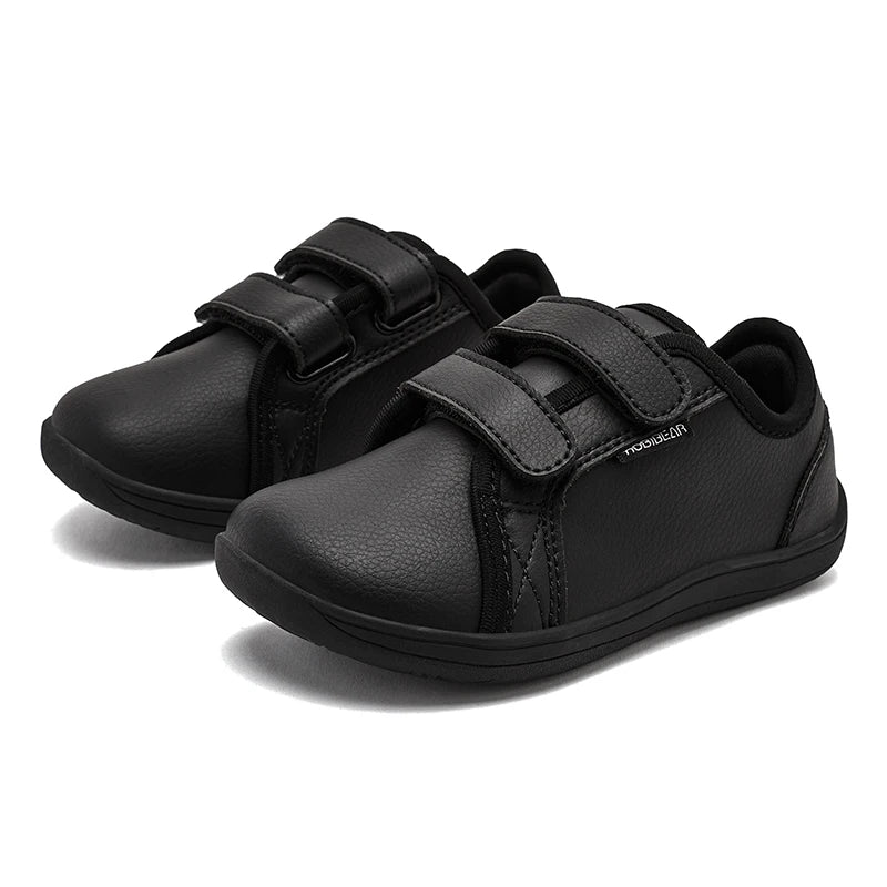 Kids Barefoot Sneakers – Lightweight Wide-Toe Hook & Loop Shoes