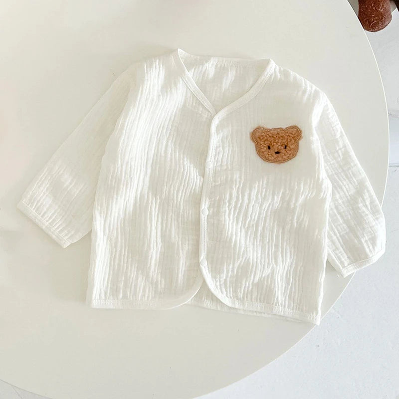 Summer Baby Girls Romper with Hat Cartoon Cherry Bear Jumpsuit