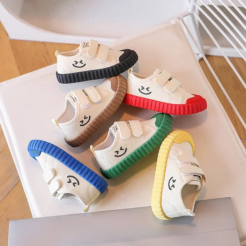 Kids’ Korean Canvas Shoes – Comfortable Casual Sneakers