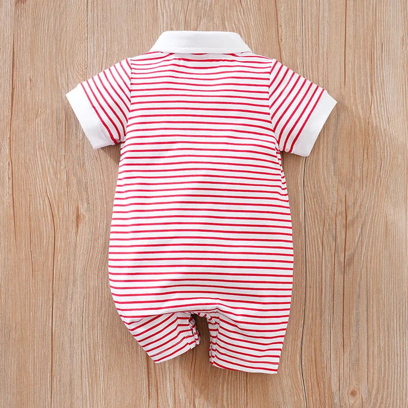 0-18 Summer Short Sleeved Baby Jumpsuit
