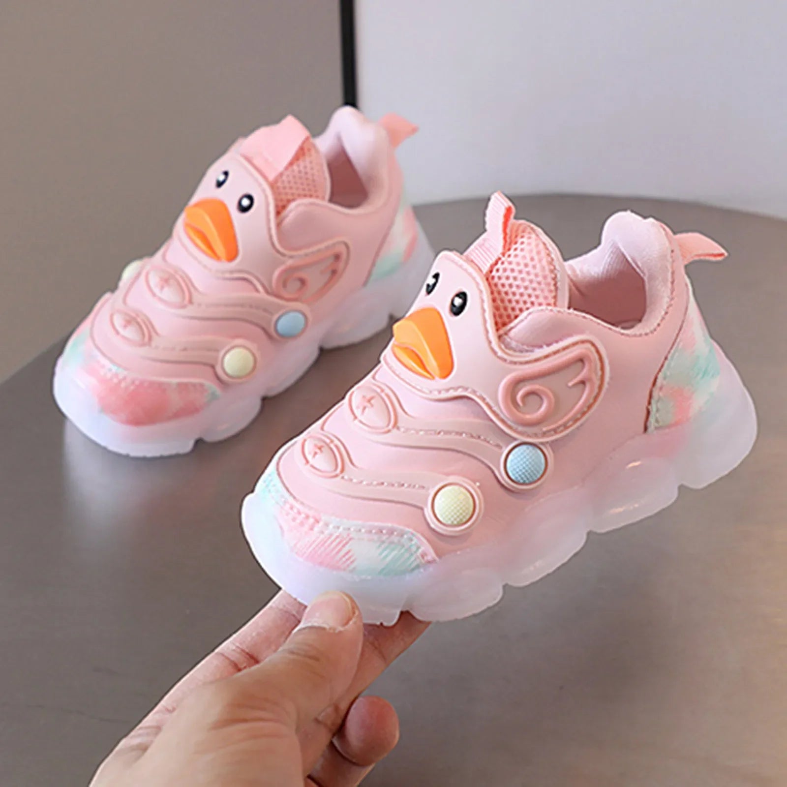 Kids’ LED Sneakers – Breathable, Light-Up Shoes