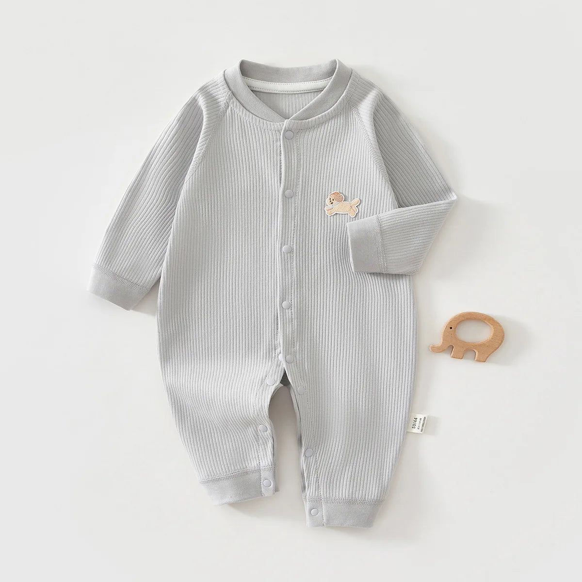 Infant Cotton Sleepwear Jumpsuit, 0–18 Months