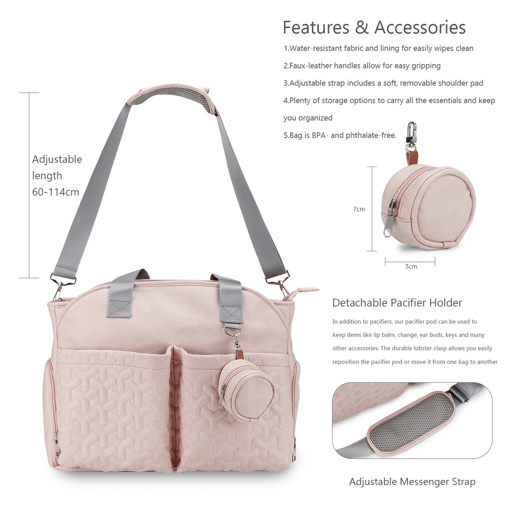 Mom & Dad Travel Bag – Diaper & Pump Tote