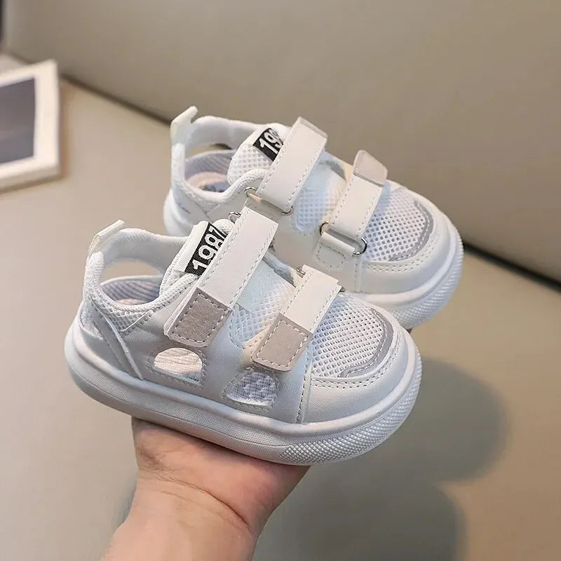 Kids Summer Mesh Sandals – Breathable Hollow-Out Sport Shoes