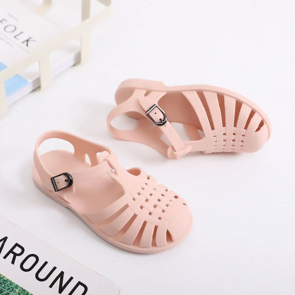 Baby Gladiator Sandals – Breathable Hollow-Out Summer Shoes