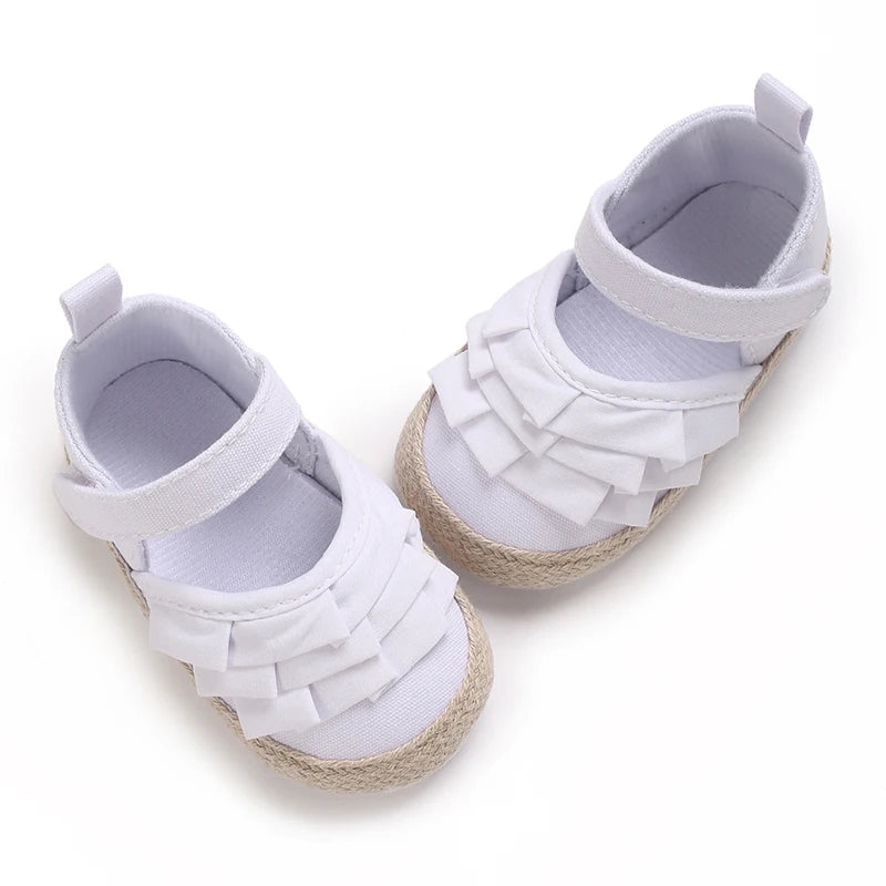 Spring and Autumn 0-18M Baby Girl Princess Flat Shoes