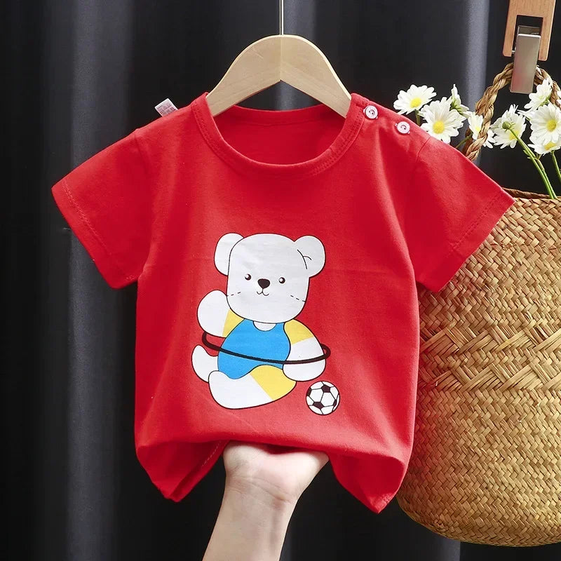 Kids Summer Cartoon T-Shirt 2025
