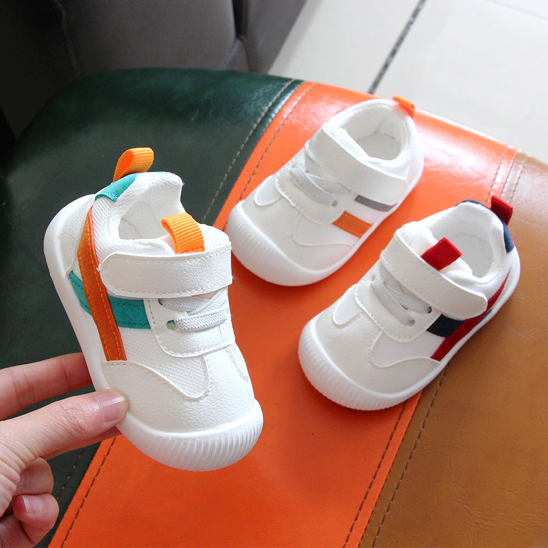 Baby Toddler Shoes (0–3 Years) – Soft Bottom Non-Slip Breathable Sneakers