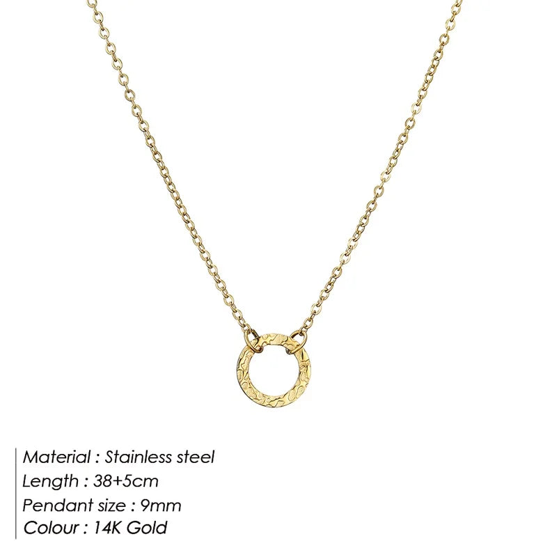 EManco Genuine Classic Necklace Design Round