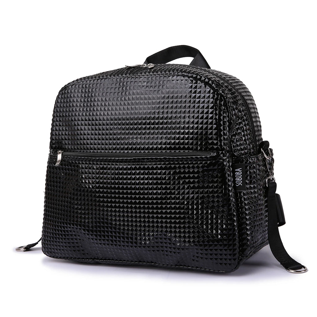 Soboba Stylish Mother Diaper Bag – Waterproof, Large Capacity Fashion Nappy Backpack