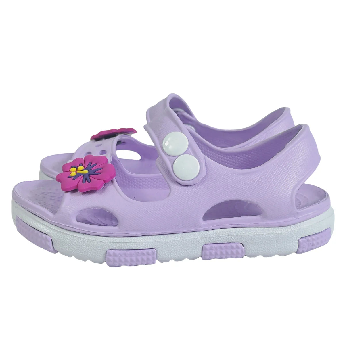 Solid Bow Children's Summer Shoes