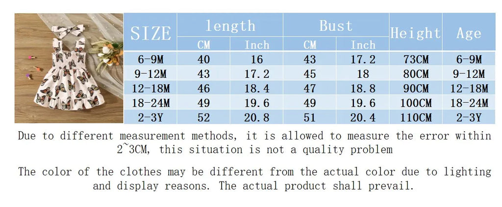 Baby Girl Butterfly Dress