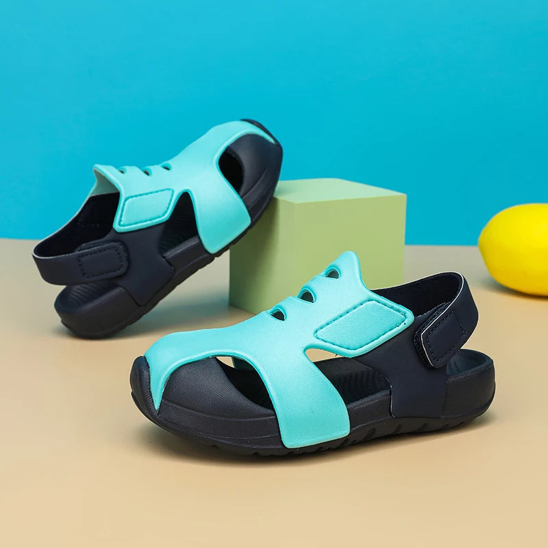 Kids’ Summer Sandals – Candy Color, Breathable Mesh Shoes