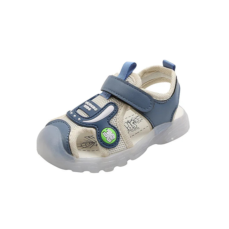 Toddler LED Sandals – Soft Sole Cartoon Summer Shoes