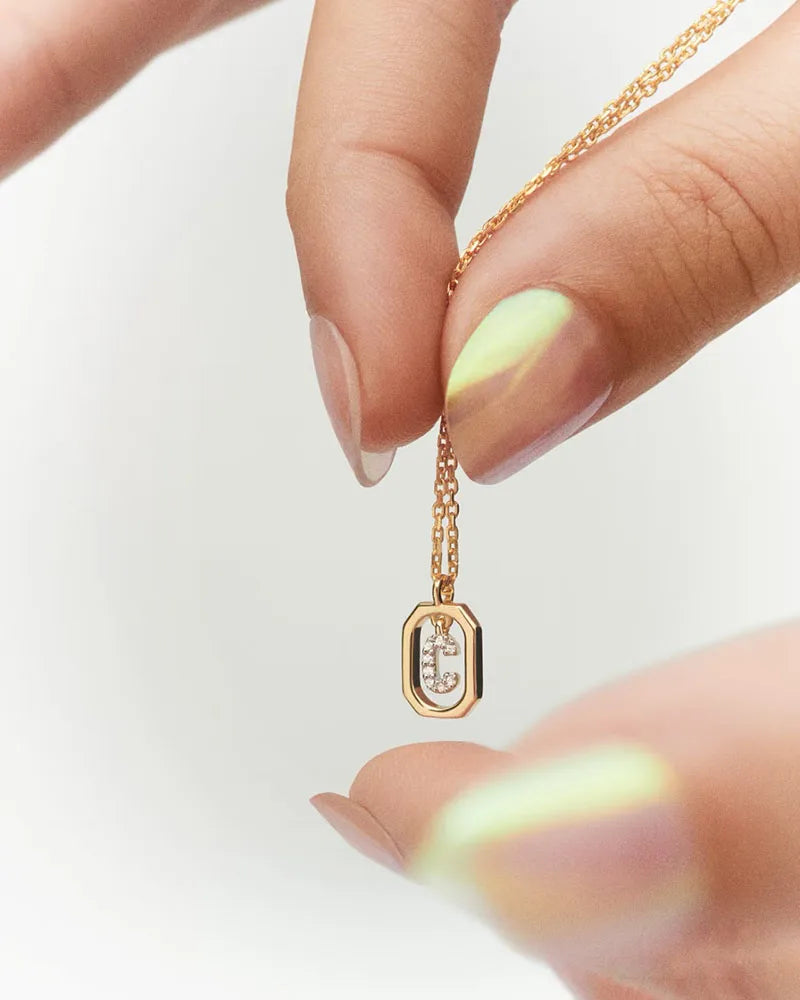 New 925 Sterling Silver Letter Necklace