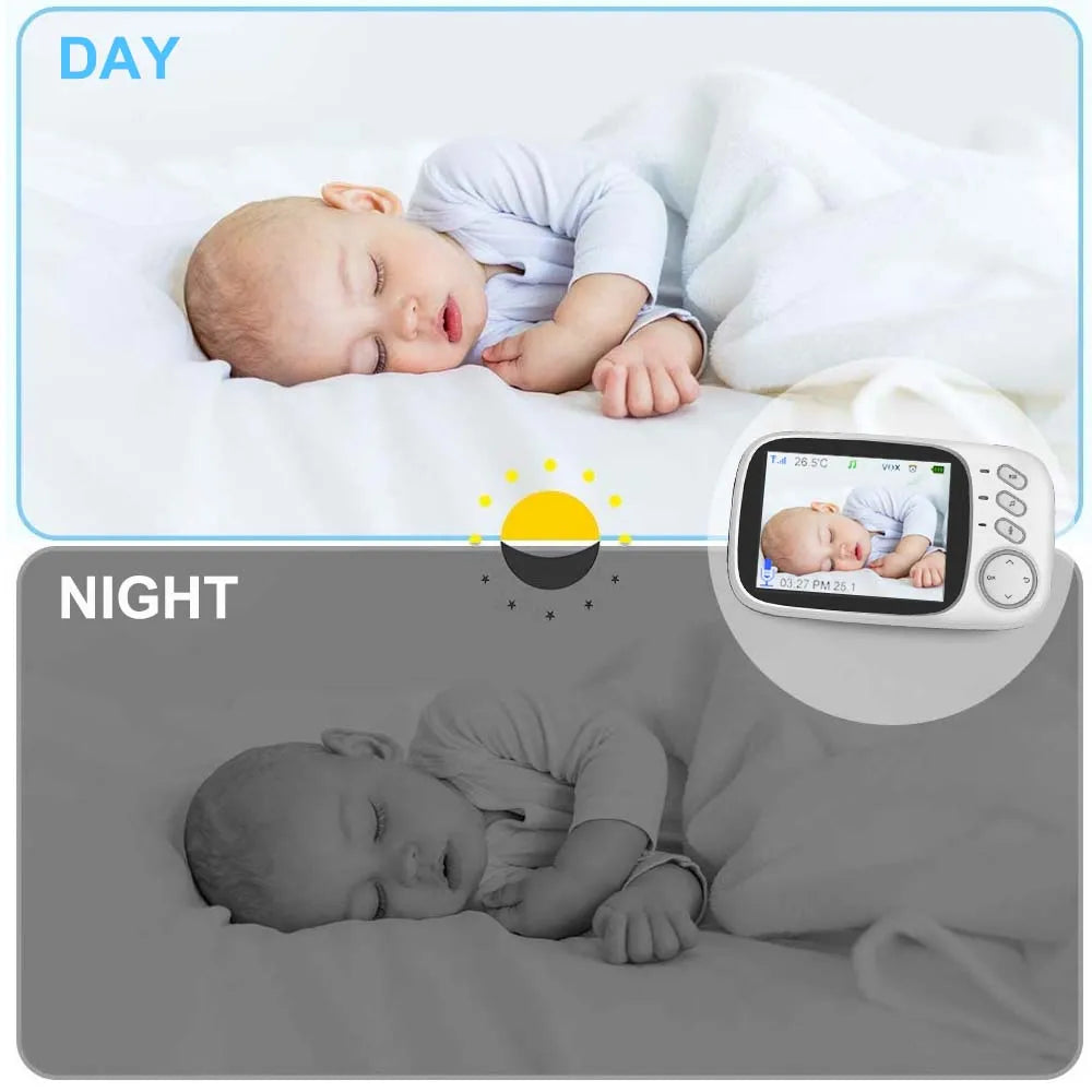 Baby Monitor Camera – 2.4G, Temperature & Talk