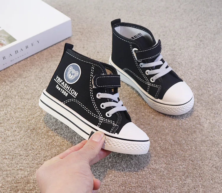 Kids’ Canvas Sneakers – Soft, Non-Slip, Breathable Shoes
