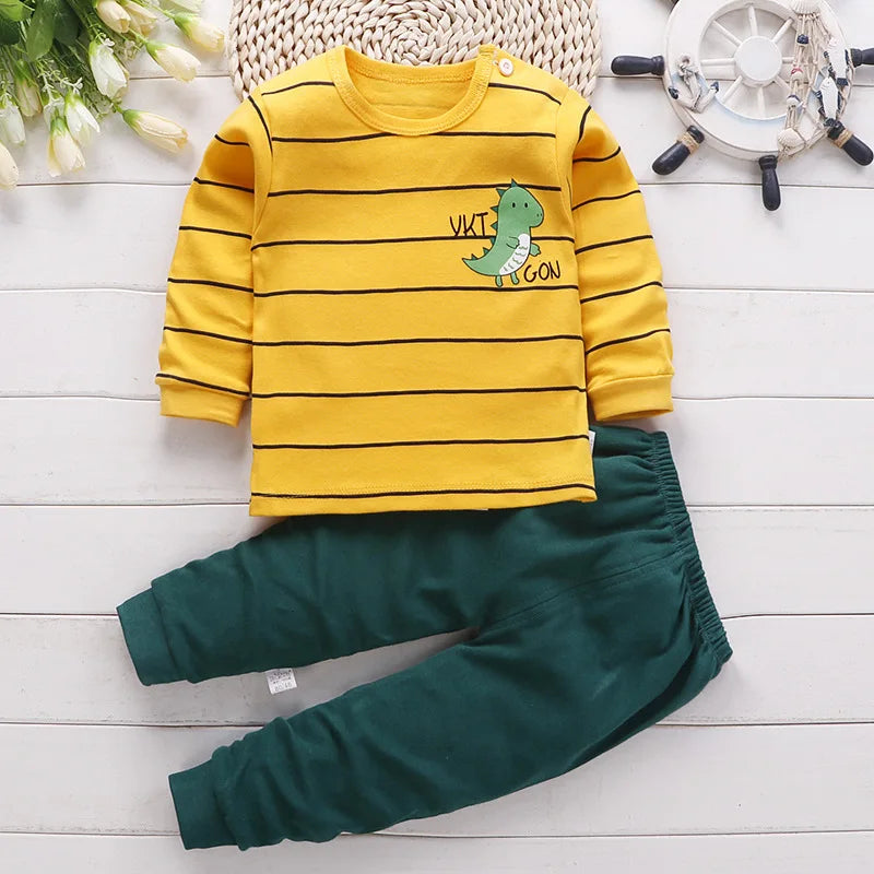 Baby Sports Set, Cotton T-shirt & Pants, 0–5Y