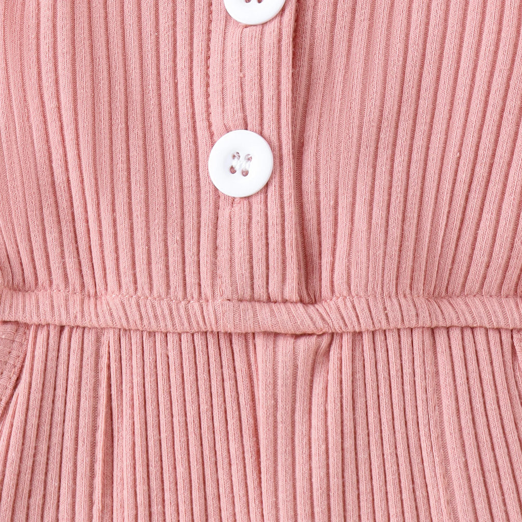 0-4 Years Baby Girls Baby Soft And Comfortable Strip Vest Onesie