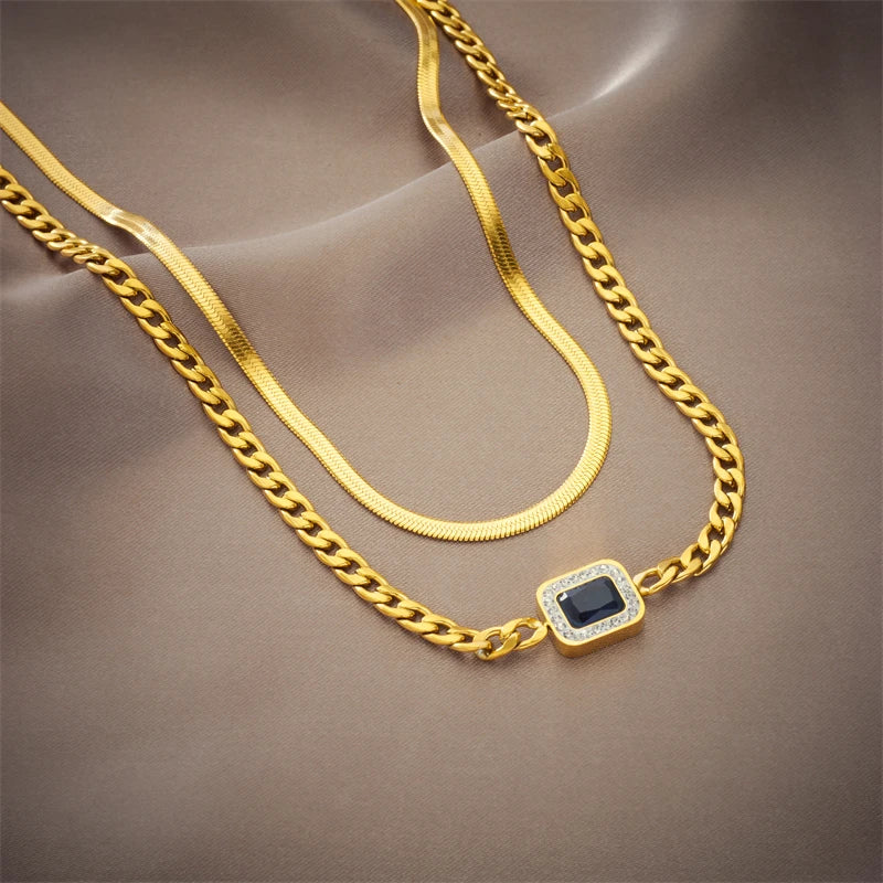 XIYANIKE 316L Stainless Steel Retro Luxury